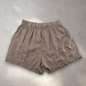Unsubscribed 100% Silk High Rise Shorts NEW Size Small